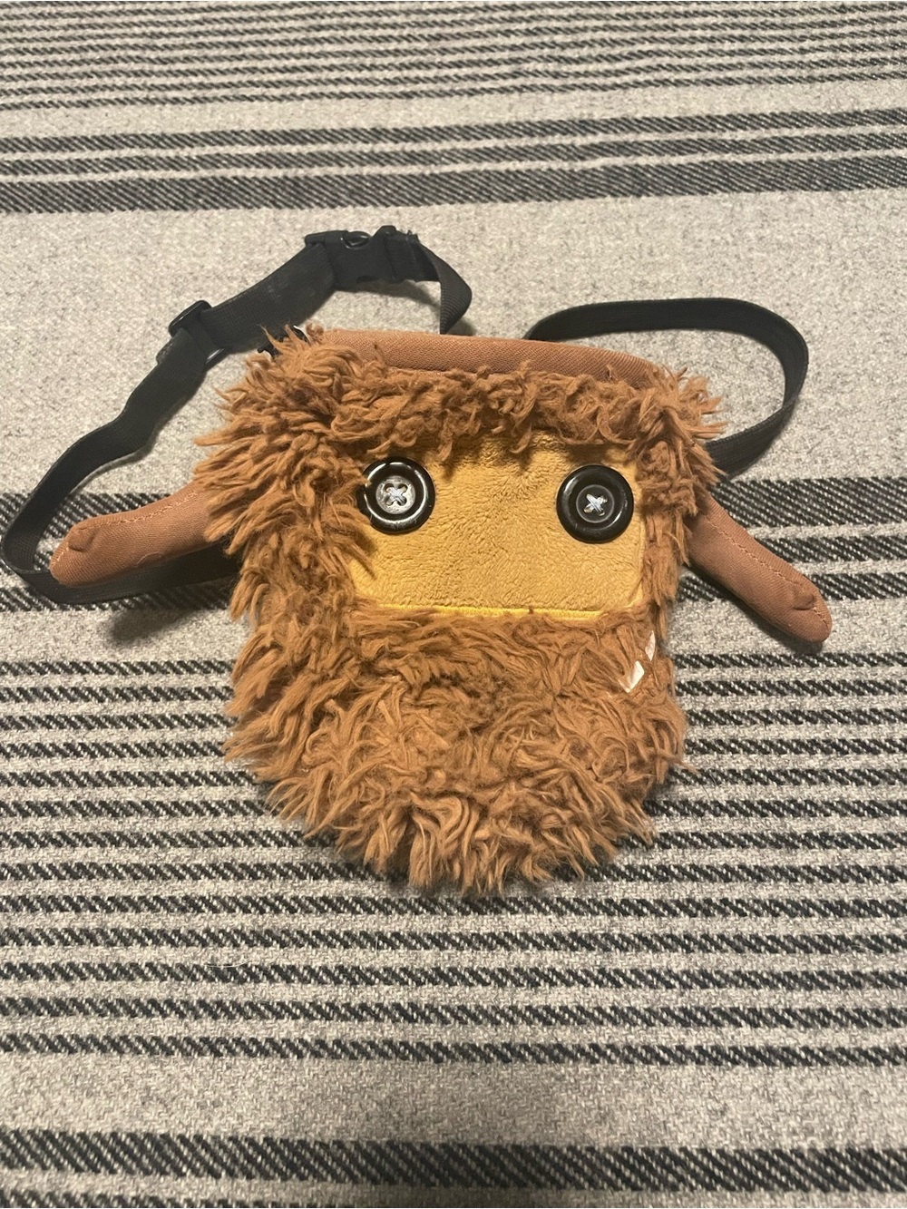 8b+ Plush Fuzzy Brown Character Climbing Chalk Bag Chewbacca